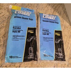 Lot of 2-3 Pack Eureka Style RR Anti-Bacterial Micro Lined Vacuum Cleaner Bags